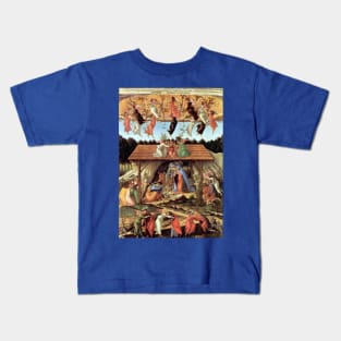 Birth of Christ by Sandro Botticelli Kids T-Shirt